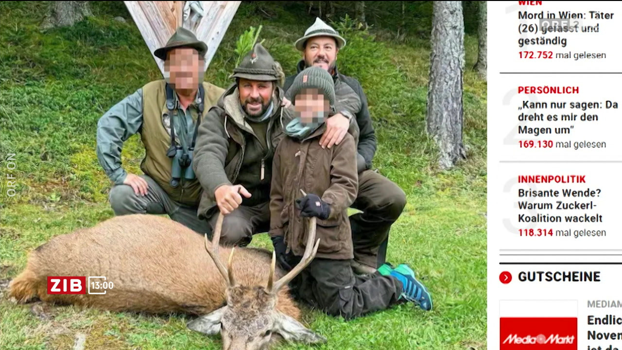 Dornauer Nach Jagdfoto Mit Benko In Kritik Zib Vom