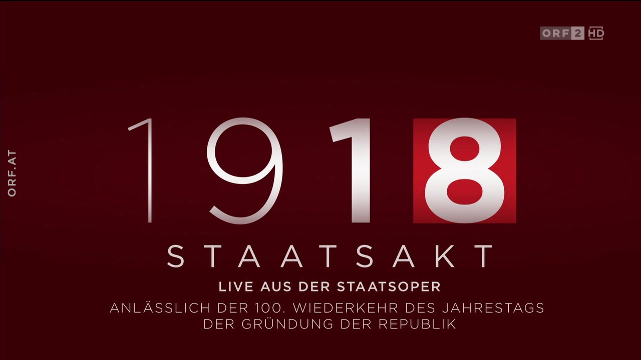 AD | Staatsakt anlässlich 100 Jahre Gründung der Republik - ORF ON