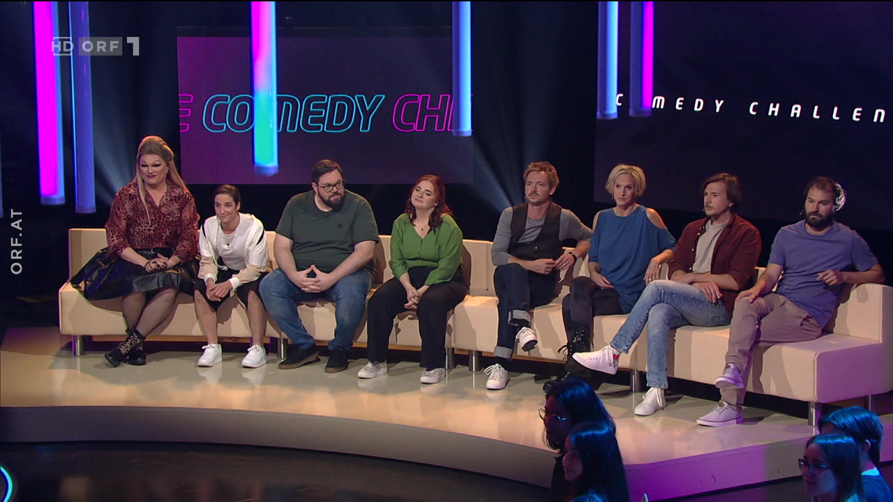 Vorstellung der Mentoren und Kandidaten Die Comedy Challenge Das kann ja heiter werden vom