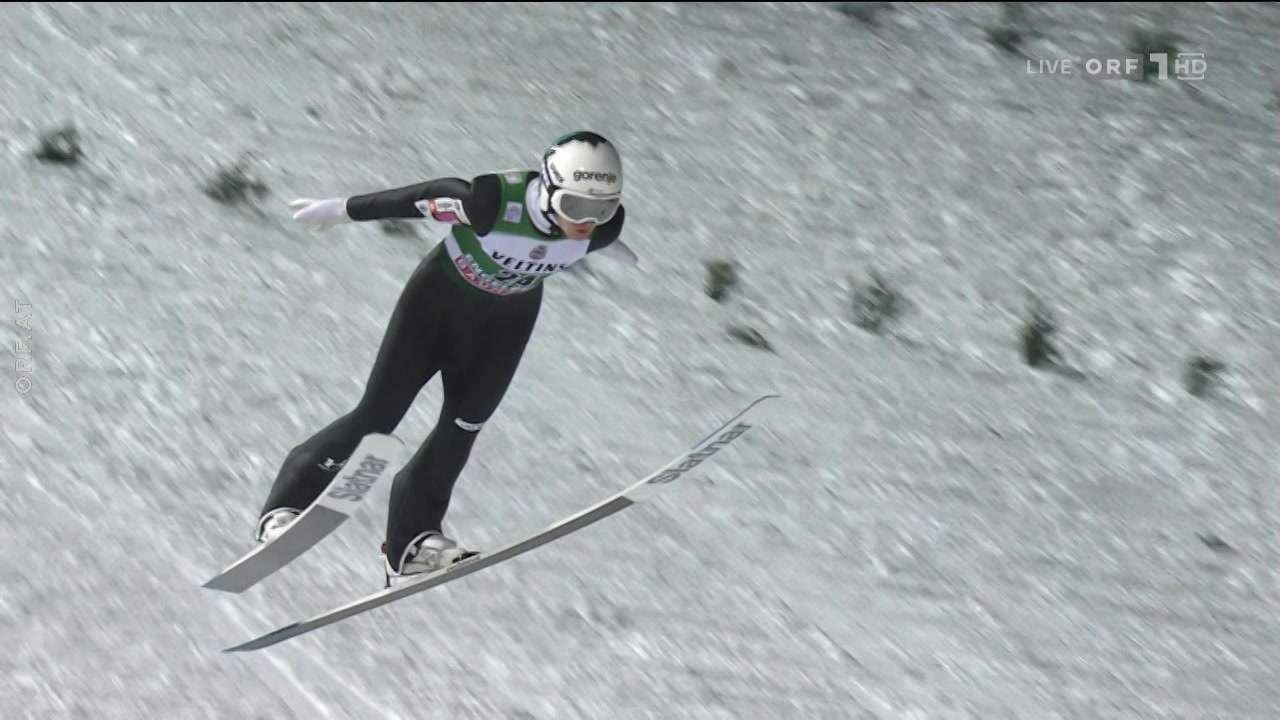 2. DG: Lovro Kos (SLO) - FIS Skispringen Weltcup Herren Engelberg HS ...