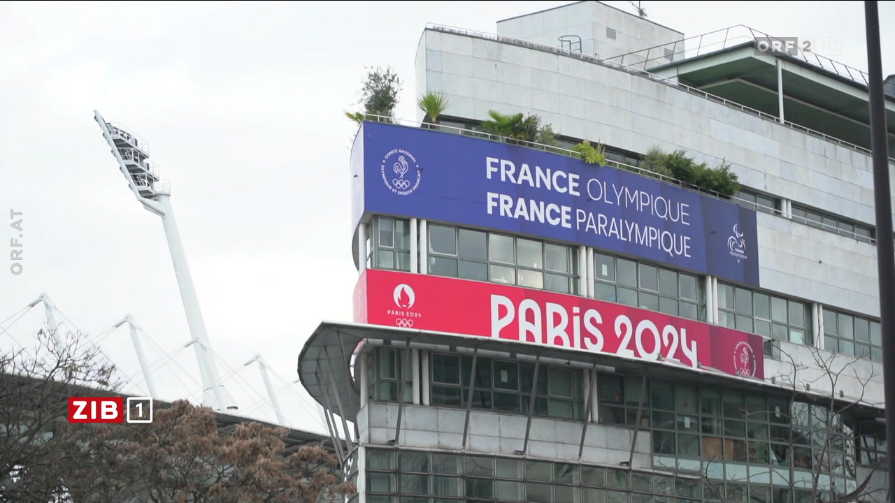 Paris Vorbereitungen auf Olympische Spiele ZIB 1 vom 07.01.2024 vom