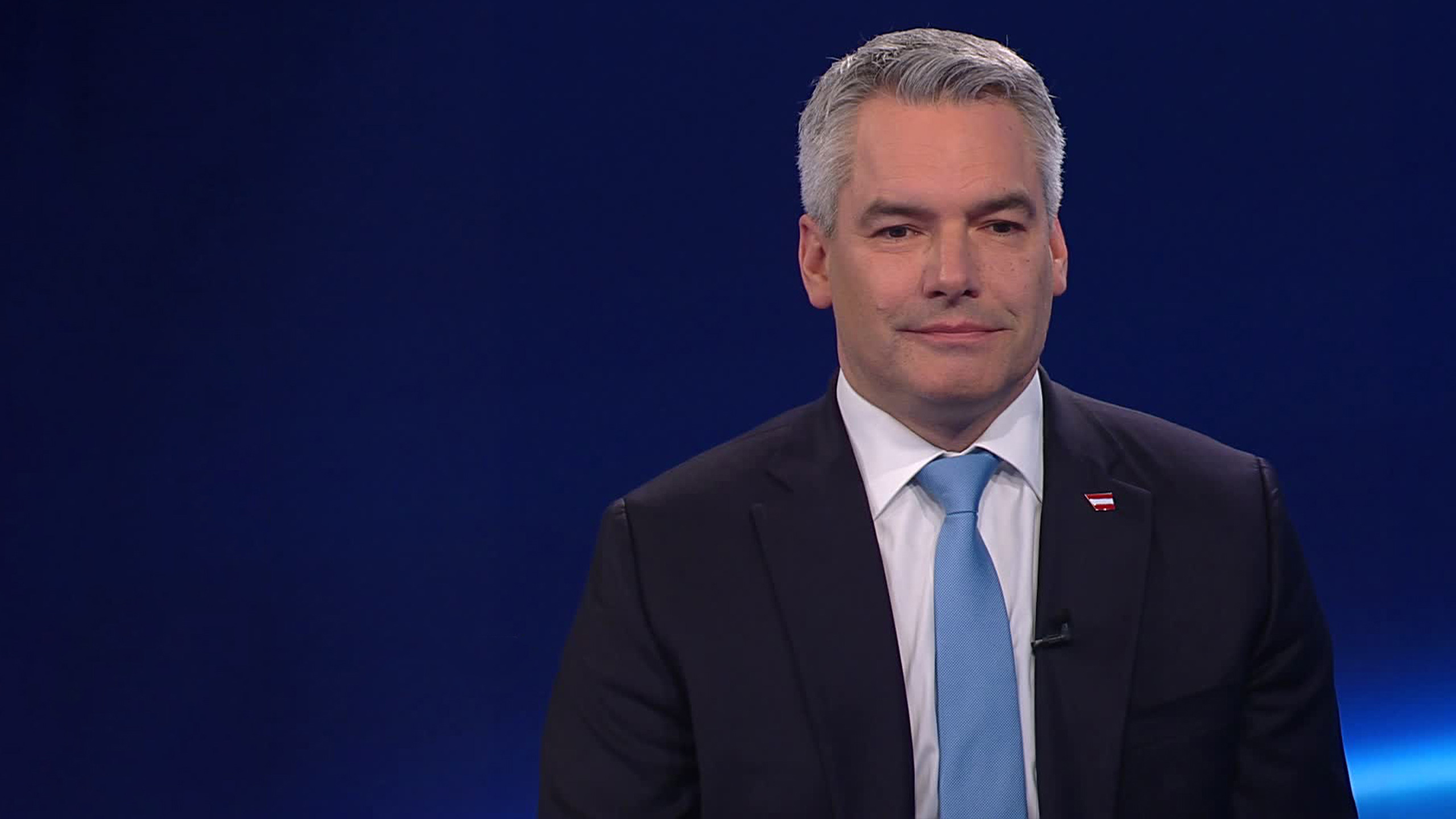 ÖVPObmann Nehammer zieht Jahresbilanz ZIB 2 vom 11.01.2024 vom 11.01