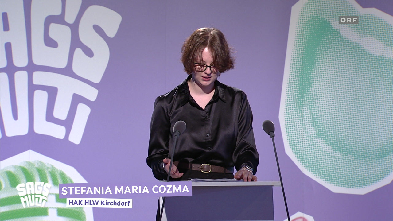 Stefania Maria Cozma, HAK.HLW Kirchdorf (Englisch) - SAG’S MULTI! aus