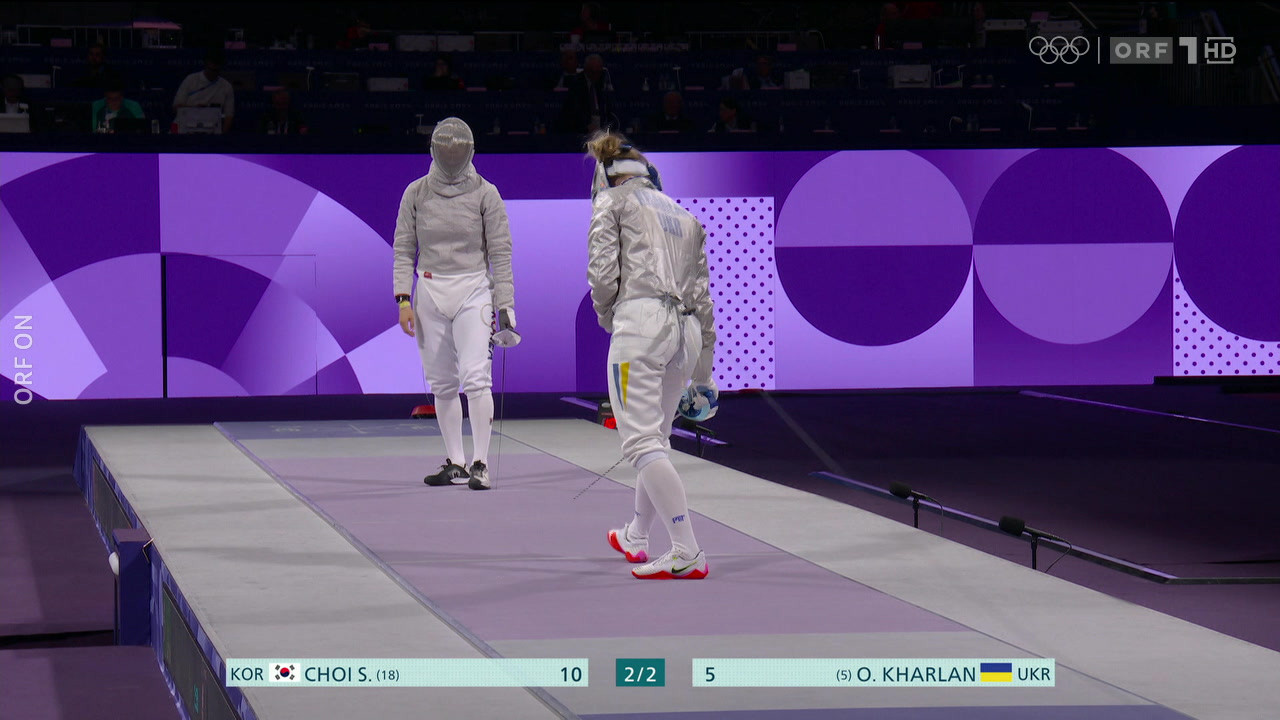 Olympia Paris Fechten ORF ON