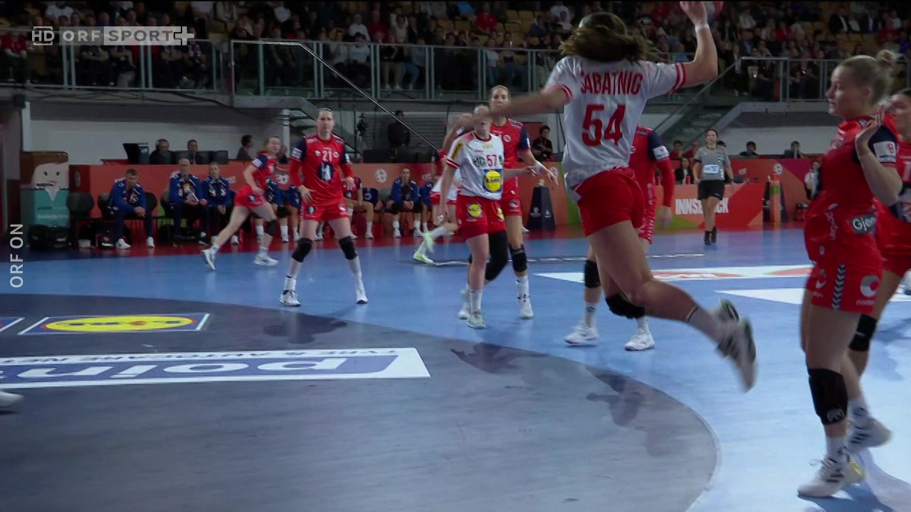 HandballEM der Frauen 2024 Norwegen Österreich, Highlights ORF ON