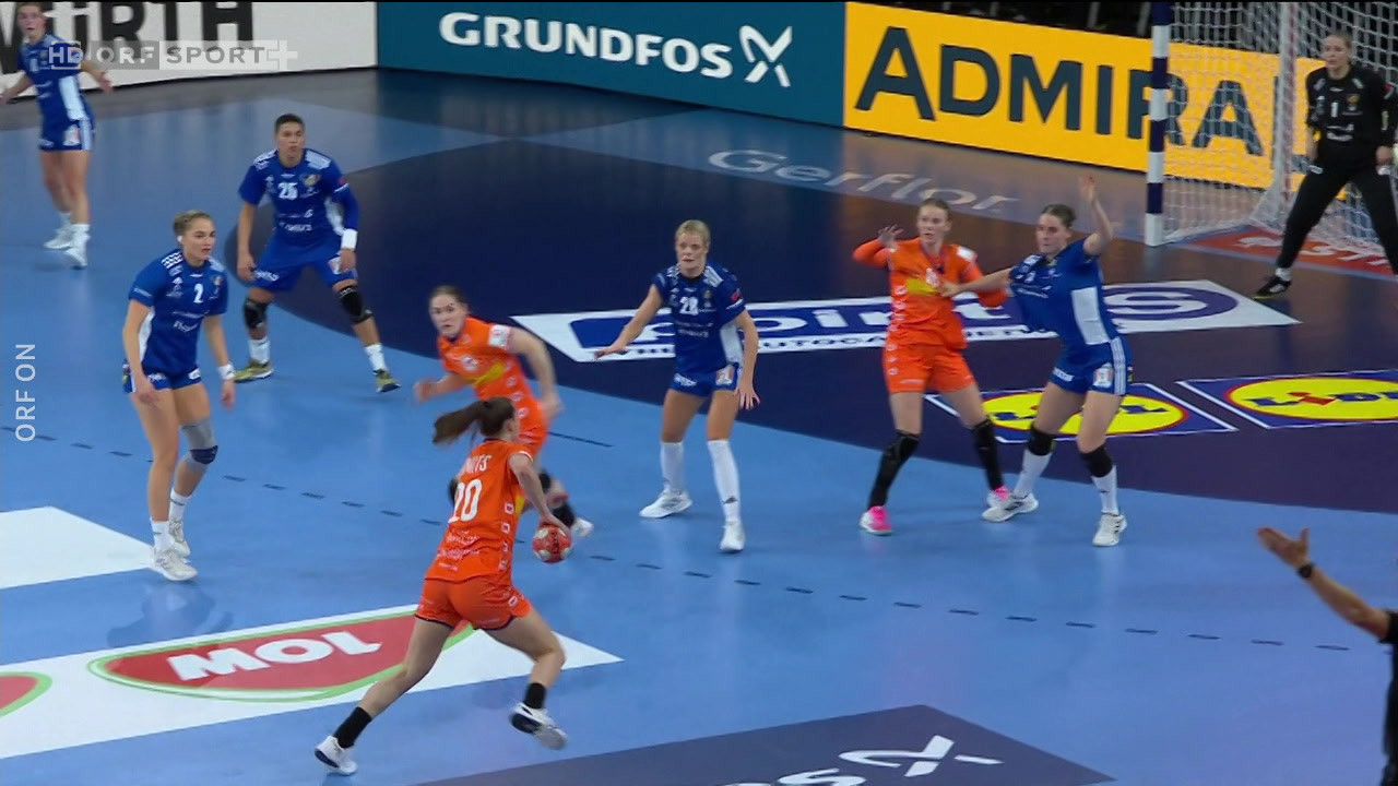 HandballEM der Frauen 2024 Niederlande Island, Highlights ORF ON