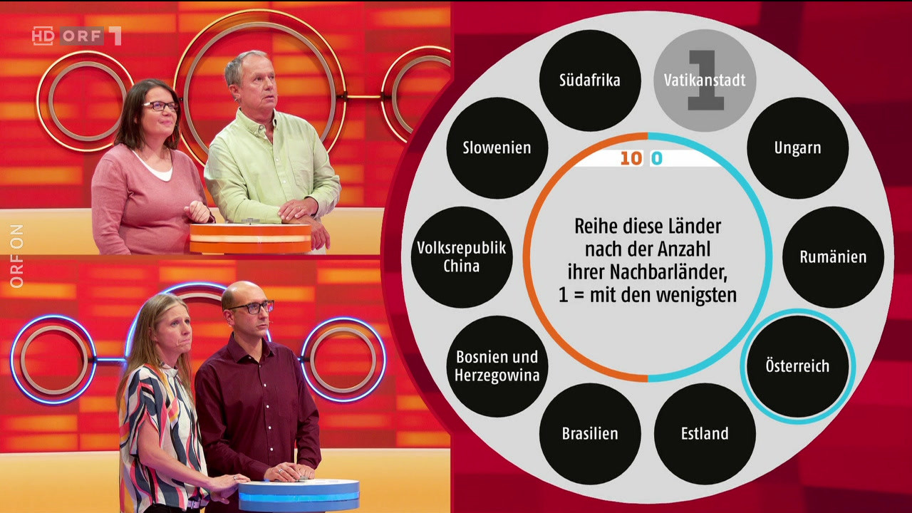 Smart10 - Das Quiz mit den zehn Möglichkeiten vom 11.04.2025 - ORF ON